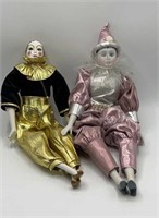 2 Porcelain Marinette Dolls-15" Tall