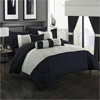 ChicHome 20pc Complete pieced color bedding $127