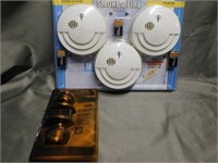 New In Box Fire Alarm Set & Doorknob Set