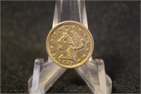 1851 $2.5 Liberty Head Pre-33 Gold Coin