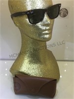 Ray-Ban (wayfarer) sunglasses w/ case, made in