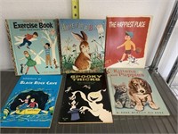 6 Vintage children's books