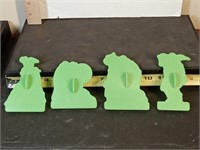 4 vtg Teenage Mutant Ninja Turtles cookie cutters