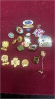 Lot of 18 Vintage Small Shirt Pins