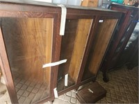 Vintage Glass Door Cabinet, Has One Glass Paine