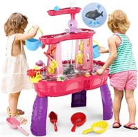 Water Table for Toddlers 3-5 with Water Pump
