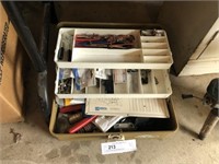 Tool Box With Assorted Electric Tools