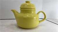 Tea Pot Yellow Ceramic Rondo