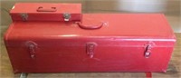 Large vintage craftsman toolbox & accessories box