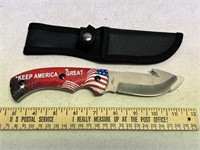 Keep America Great Patriotic Knife