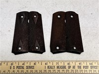 2 Pairs of Model 1911 Wooden Grips