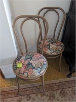 Two Metal Chairs H-34" D-16" W-16" (Main Room)