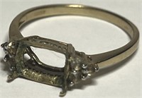 277 - 9KT GOLD RING SETTING (137)