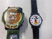 2 Mickey Mouse Watches, Lorus & Sil