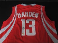 James Harden signed basketball jersey COA