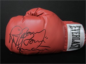 Ray Mancini signed boxing glove JSA COA