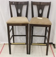 Pair of 44.5" Tall Bar Stools (Used Condition)