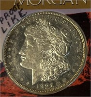 1821-D Morgan Silver Dollar MS63 Collectible COIN