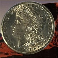1887-S Morgan Silver Dollar MS63 Collectible COIN