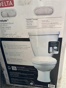 Delta toilet inbox, peerless faucet new in box