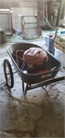 Yard cart and contents