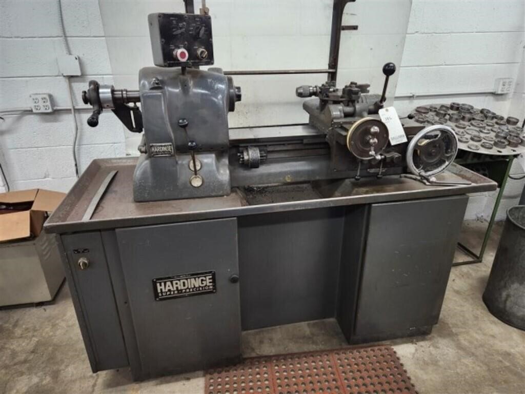 LATHE, HARDINGE, MDL HC, SUPER PRECISION, 3 PHASE