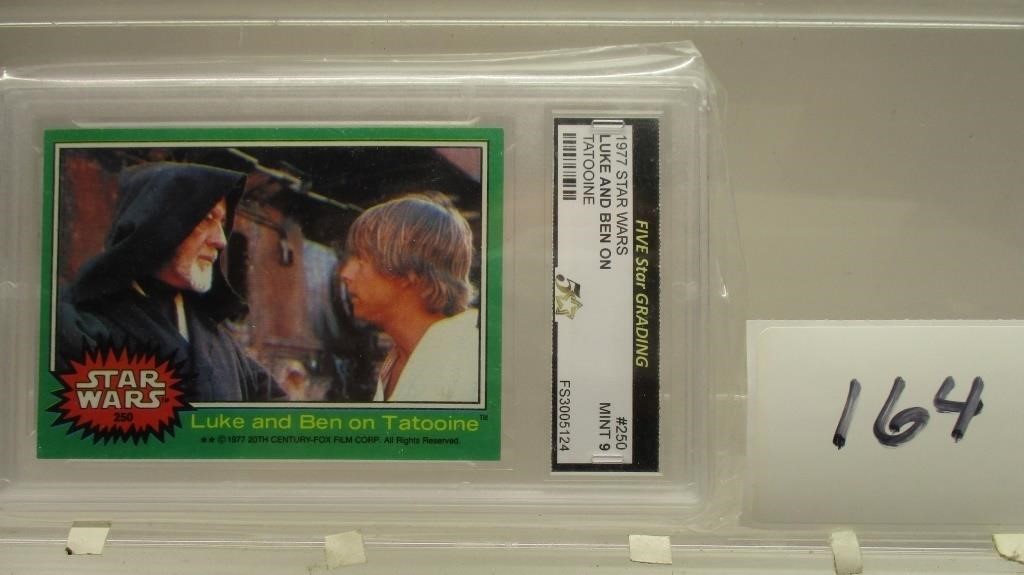 1977 Star Wars Luke and Ben On Grade 9 mint