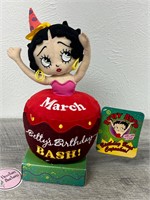 March Betty Boop birthday bash cupcake plush