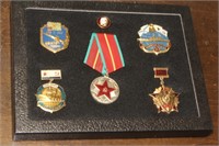 Lot of Soviet Pendants, Pins etc