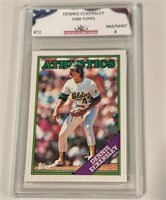 1988 Topps #72 Dennis Eckersley Card