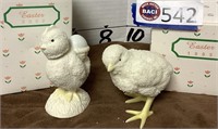 DEPT. 56 "EASTER CHICKS" 1995 & 2002