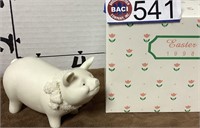 DEPT. 56 "EASTER PIG" 1998