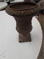 cast iron urn stamped noblesville inside