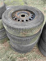 4 X 15" TYRES & RIMS