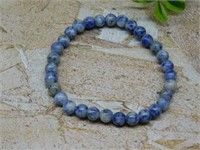 GENUINE STONE BEADED BRACELET ROCK STONE LAPIDARY