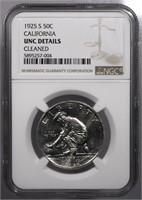 1925-S 50c California Classic Commem NGC UNC Det