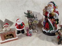 Vintage Santas and others