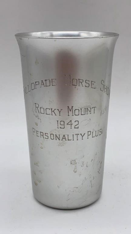 1942 Gallopade Horse Show Rocky Mount Trophy