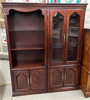 Pair Of Cherry Bookcase Units