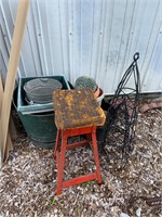 Stool; Planters; Misc,