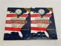 2 US State Quarter Sets In Folders