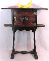 Vintage Humidor Small Side Table