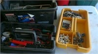 Organizer Tool Box With Electrical Tools & Parts