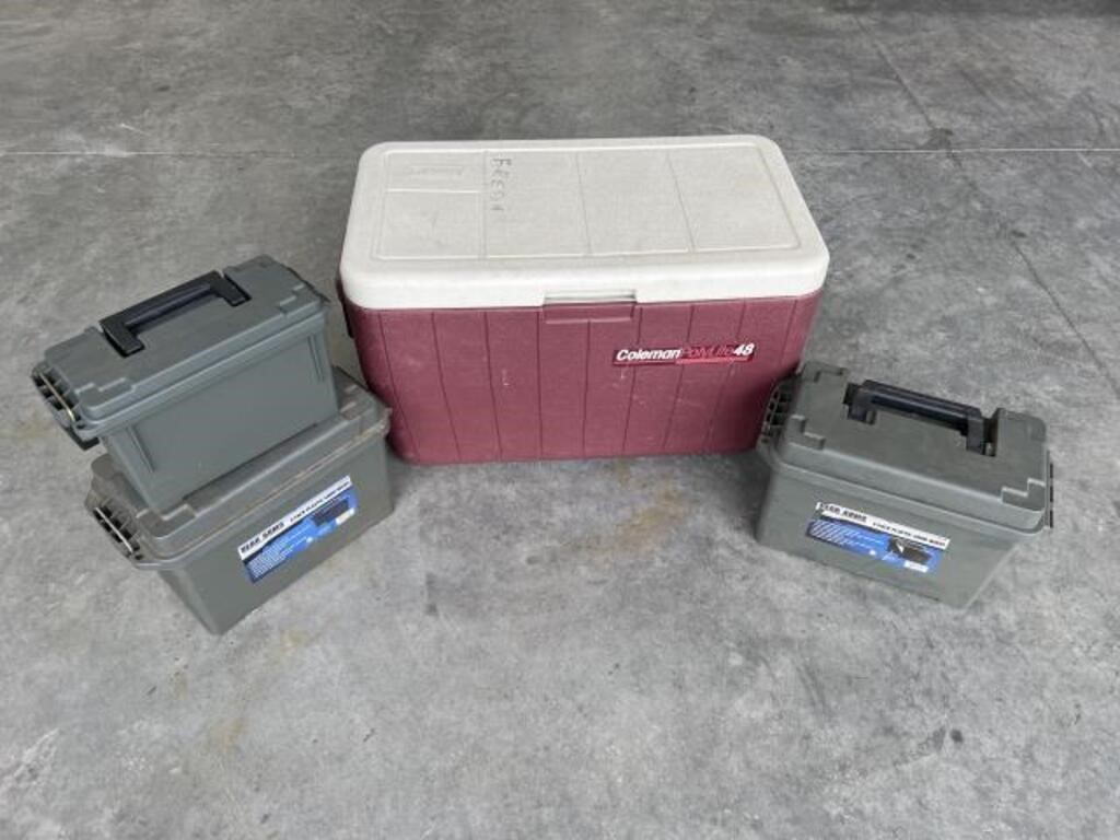 Coleman Cooler & Ammo Cans