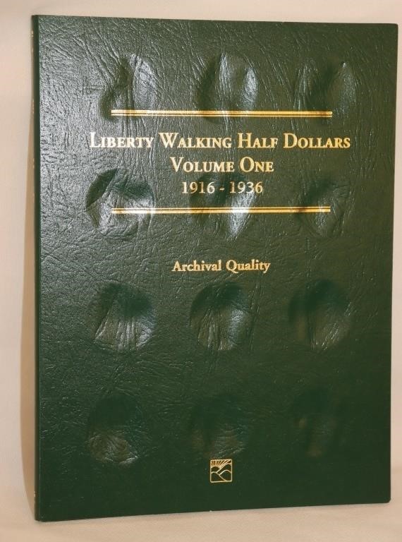 Empty Walking Liberty Half Dollar Book