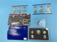 2 coin sets, 1983 proof, 1996 uncirculated
