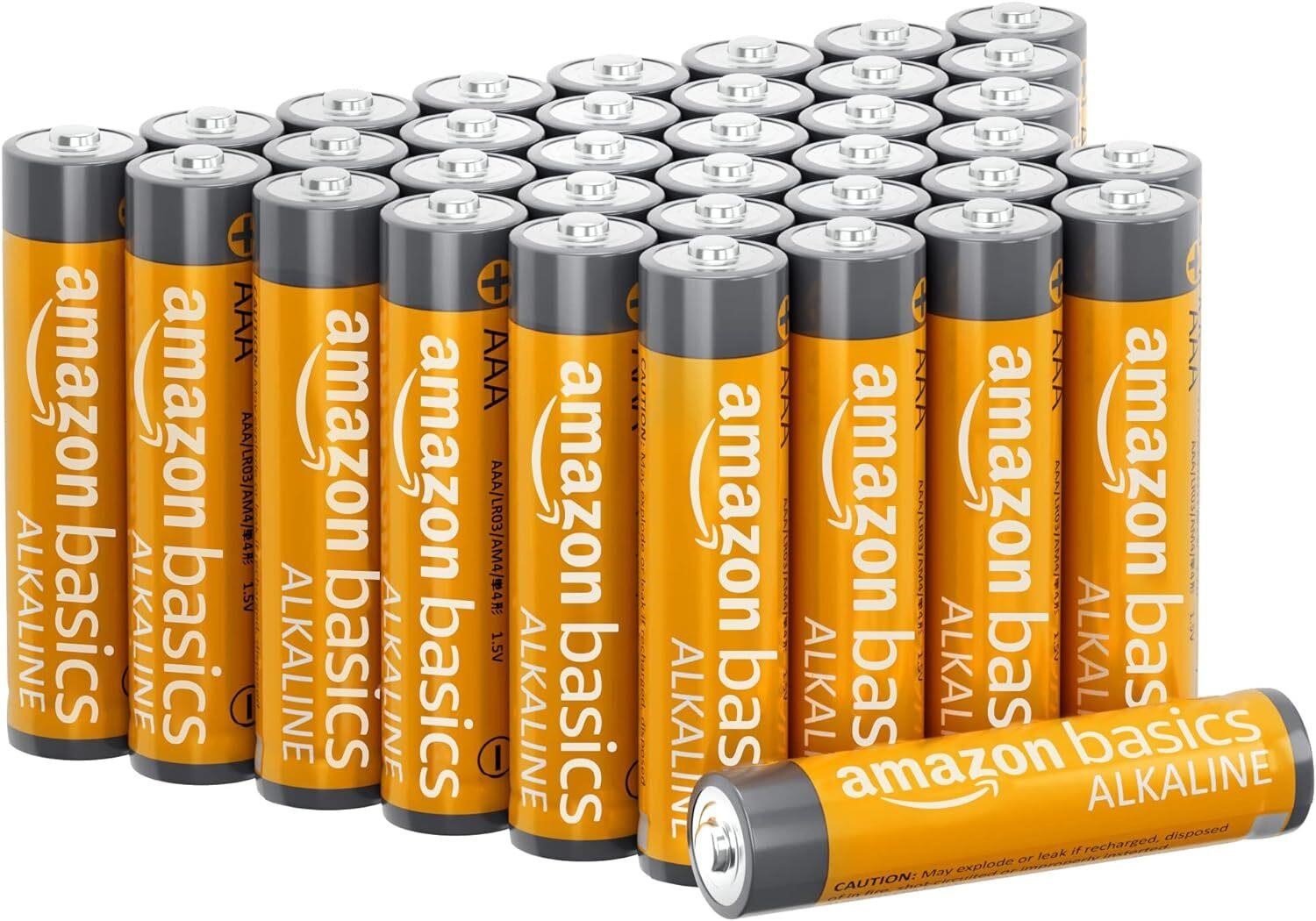 Amazon Basics AAA Alkaline Batteries  36-Pack