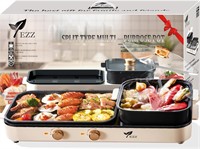$100  Electric Hot Pot with Grill Indoor Hot Pot 2