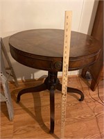 Walnut Drum Table