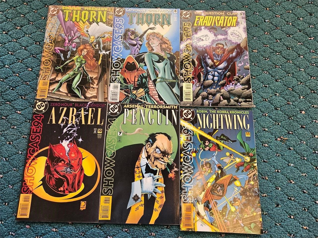 Lot of 6 Comic Books Penguin Nightwing Thorn